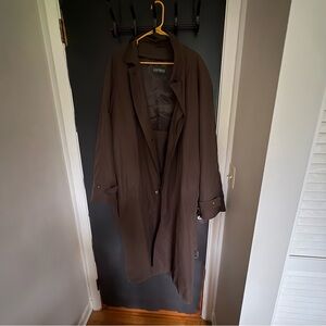 Lauren Ralph Lauren Men’s Belted Trench Coat - Brown -Size 50XL